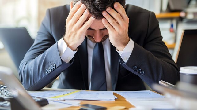Concept of corporate bankruptcy with images of financial stress, legal consultations, and steps involved in business liquidation