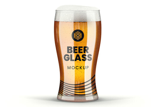 Beer Glass Mockup