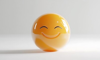 A playful image featuring an emoji with a smirk, conveying a mischievous feeling designed for creative and fun applications.