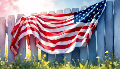 Patriotic Grunge Flag SVG Bundle 4th of July Cut Files for Cricut & Silhouette