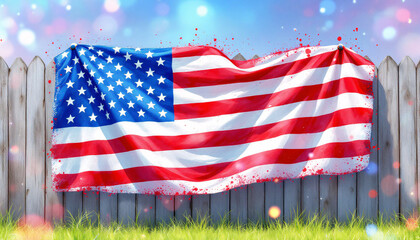 Patriotic Grunge Flag SVG Bundle 4th of July Cut Files for Cricut & Silhouette