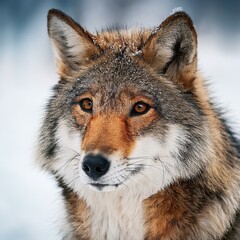 close up of a fox