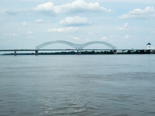 Obraz premium Bridge over the Mississippi River