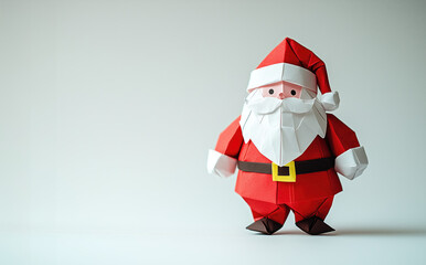 Obraz premium Christmas Elements Frame Border Blank Background - Space for Text