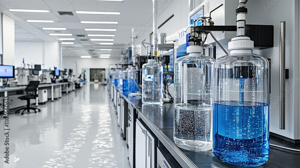 Aufkleber exploring digital water quality monitoring in advanced laboratories a professional scientific perspe