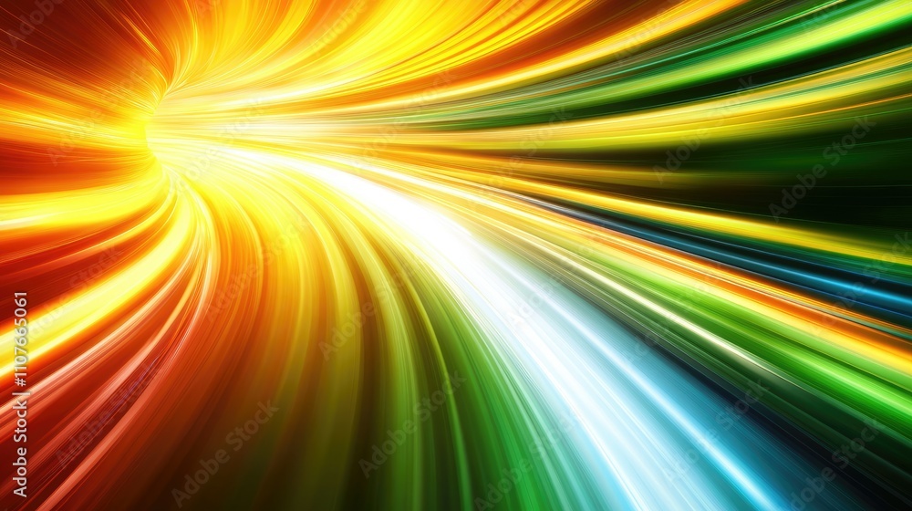 Poster abstract colorful background with speed light effect