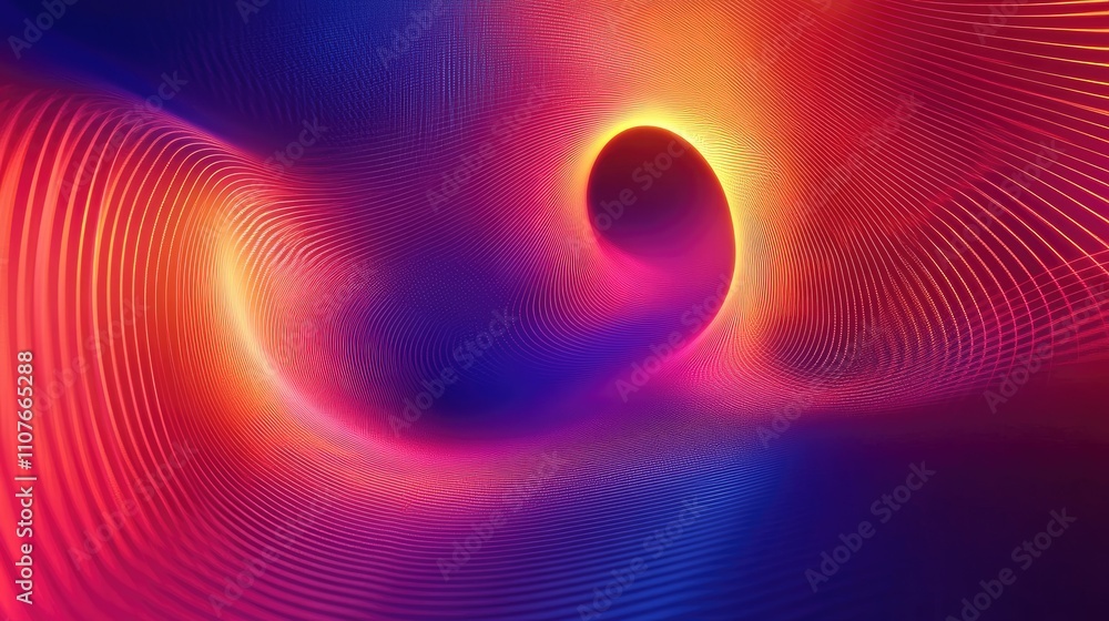 Poster abstract colorful background with speed light effect