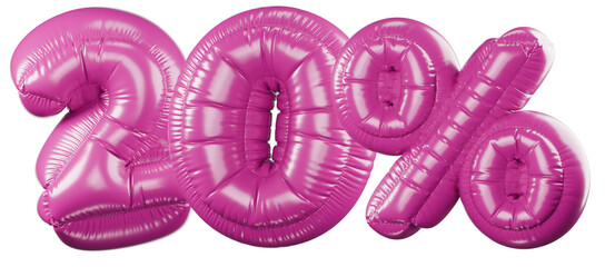 volumetric inflatable 3D letters and numbers, birthday, new year, holiday, beautiful, shiny