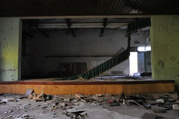 abandoned stage