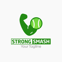 Strong Smash Logo Design Template. Good for Business, Agency, Community and Organization. 