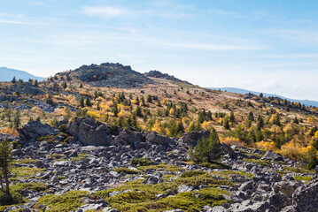 Autumn Mountain Landscape . Vitosha Mountain ,Bulgaria 