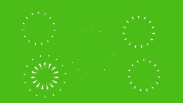 line shape blast Explosive Motion fireworks, bursting Line Animation. Zig zag Highlight bursting Circle Line 2d Fx line Motion Graphics Elements.