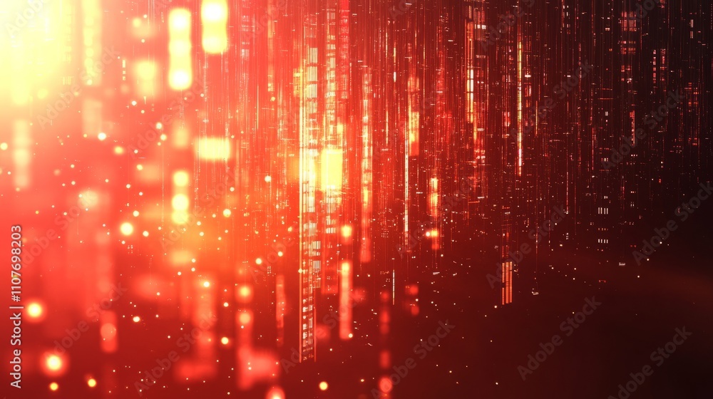 Poster abstract futuristic technology communication concept vector background featuring dynamic digital con