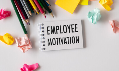 Creative concept Thank You For Your Attention text on notebook on white background.