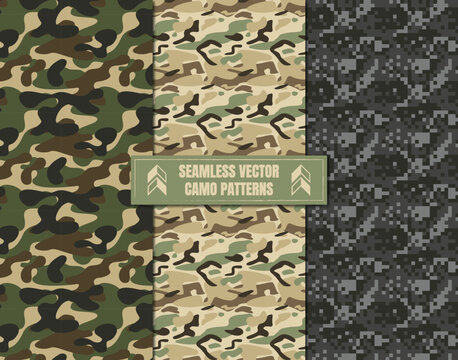 Camo Patterns Set