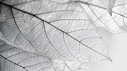 Obraz premium Closeup of Delicate Leaf Veins