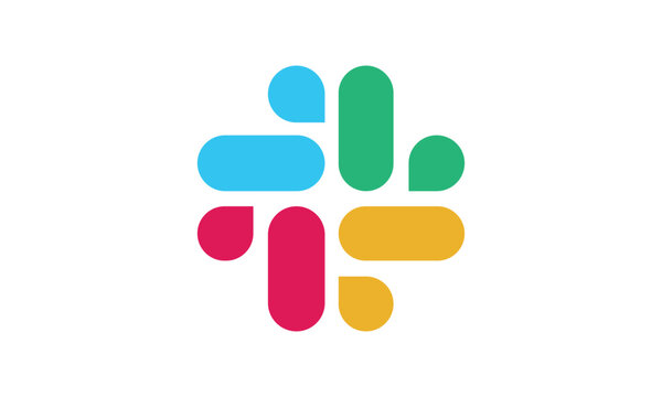Slack new logo icon, slack logo, flat icon isolated on transparent background. EPS 10