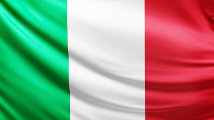 italian flag picture, close-up shot of italy nation flag, european, animated flag background photo, 3D photo of a flag, national symbol of the italian people, patriotism, full screen