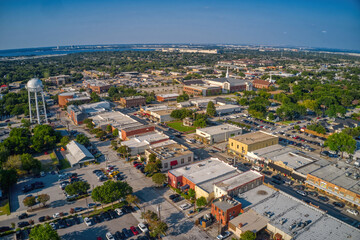 Aerial View of Grapevine, Texas during Summer
