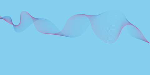 Obraz premium A colorfull webline and valleys is featured in an abstract background illustration 