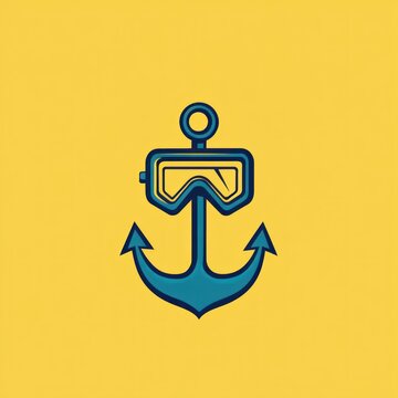 recommend clip art: Here's a suggested  and keywords for your image... Anchor with Diving Mask Icon.