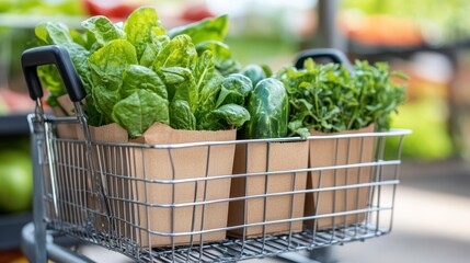 Fresh vegetables shopping experience local market grocery content outdoor environment eye-level view healthy lifestyle