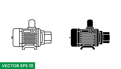 water pump vector icon
