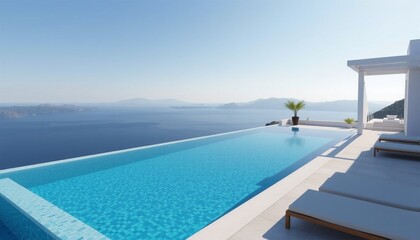 Crystal-clear pool surrounded by lush greenery, offering a serene escape from the bustling city