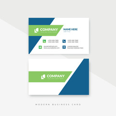 modern and professional business card template