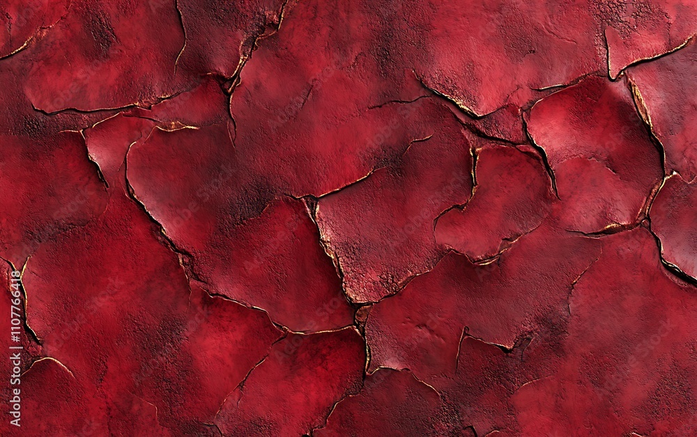 Poster a high-resolution image featuring a vibrant solid red background with stucco texture, ideal for desi