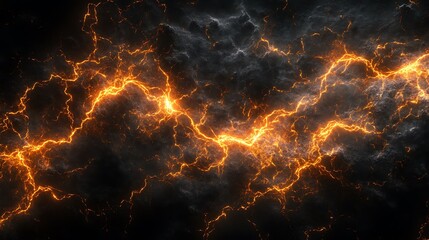 Dynamic Plasma Lightning and Fiery Energy Surges Capturing Electric Cosmic Storms in High Definition
