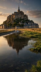Mont Saint-Michel, France.
