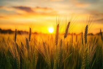 Fototapeta premium Newly developed cereals in the farming sector