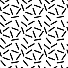 Seamless pattern of black lines 