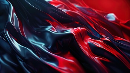 Abstract Red And Blue Draped Fabric Texture