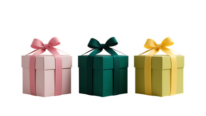 Gift box cristmas concept on white