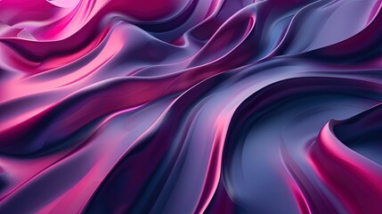 Obraz premium Abstract Purple and Pink Fluid Swirls Design