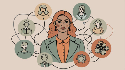  business directions challenge, confusion or decide options concept, businesswoman thinking and make business decisions