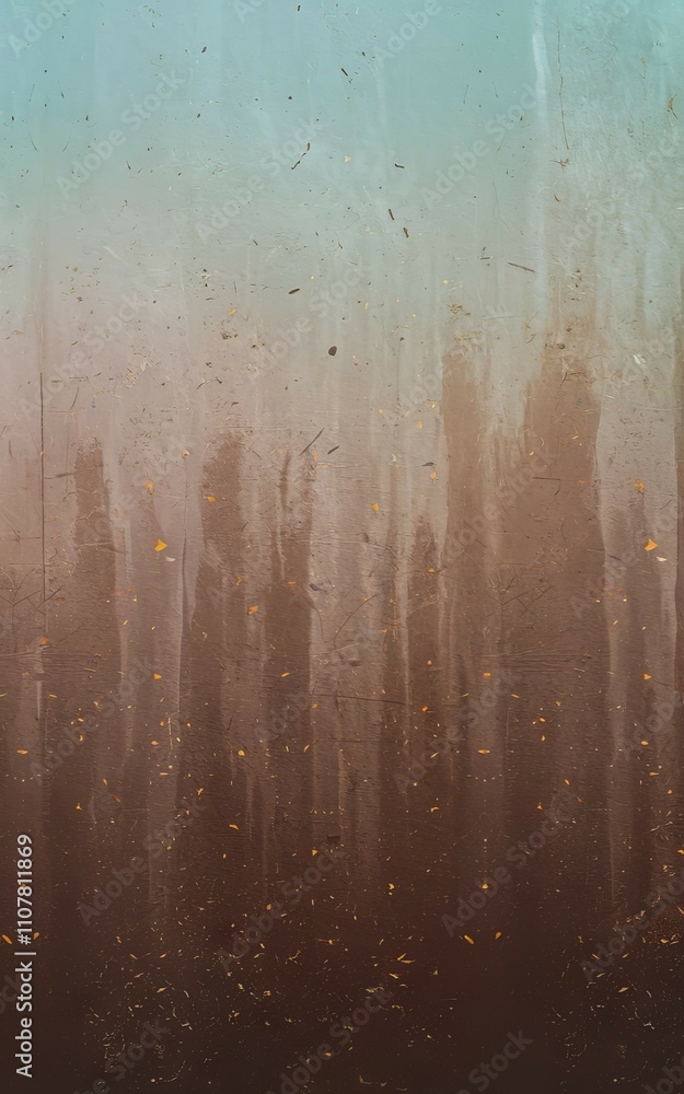 Poster teal brown abstract texture. gradient backdrop evokes feelings of serenity and mystery. subtle textu
