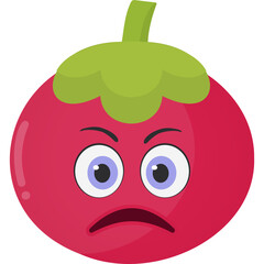 Angry eggplant  face