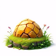 Fototapeta premium Nature element 3d render - Graphic and Game Development asset