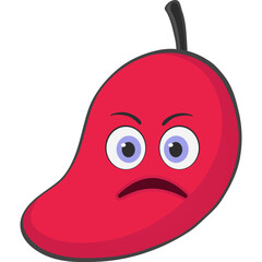 Angry mango face