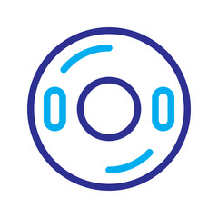 Swimming tube icon