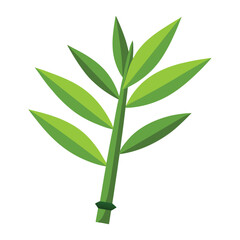 Fototapeta premium Eco-Friendly Bamboo Leaves and Stems