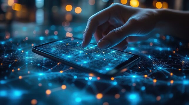 businessman using mobile smart phone business global internet connection application technology and digital marketing financial and banking digital link tech big dat
