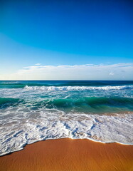 waves on the beach