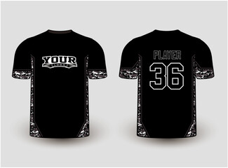 Sports gear template mockup is a perfect fit for all sports. The designs that go on casual wear, shirts, fashion apparel, and all kinds of team uniform