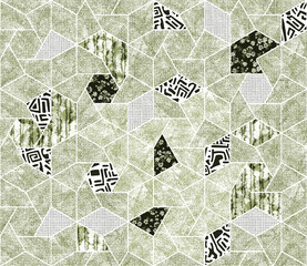 seamless pattern with geometric shape