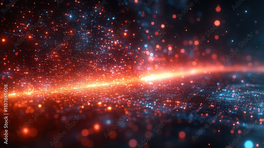 Aufkleber digital graphic background 3d rendering