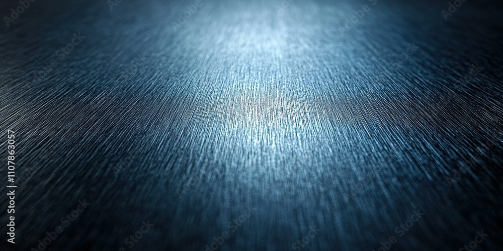 Poster metallic surface with subtle reflections under soft lighting in a studio setting